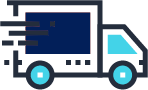 best shipping rates truck icon